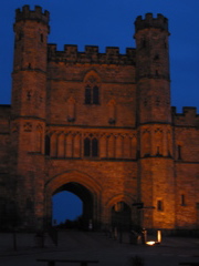 Battle Abbey Entrance at Night